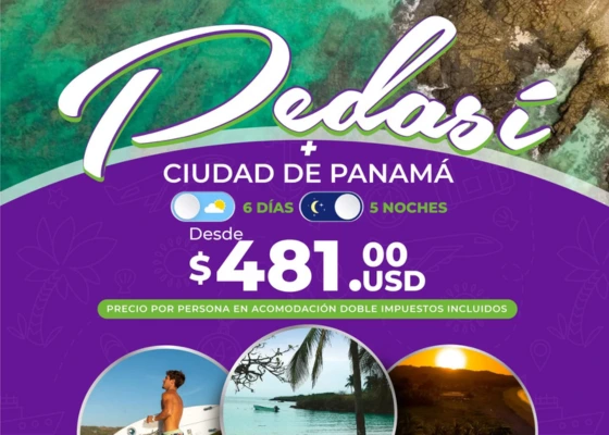 Pedasí Panamá, turismo costero con tour a Isla Iguana