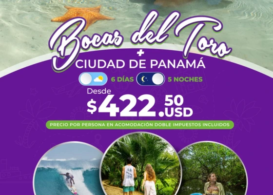 Bocas del Toro, tour de islas y colores caribeños en Panamá